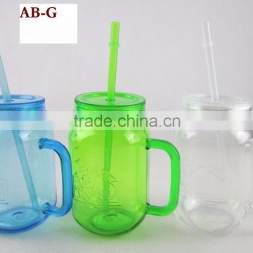 plastic bottle with straw