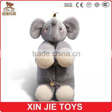 OEM Plush Elephant Shape Body Pillow Adult Travel Folding Pillow photo-3