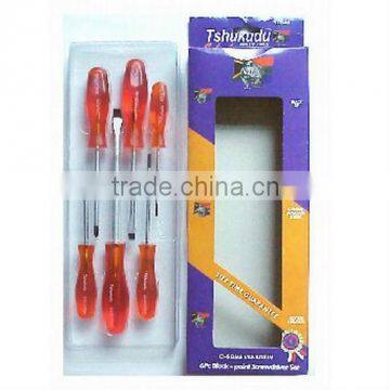 6pcs color box packing screwdriver set