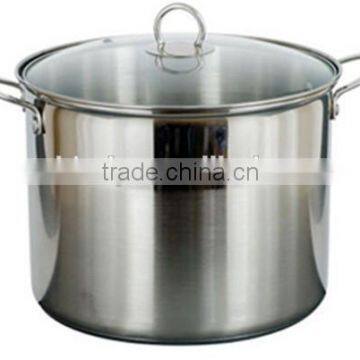 lfgb super big capacity stainless steel stock pot cookware