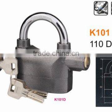 Siren Alarm Padlock, High Security Alarm Padlock, 110DB Alarm Padlock