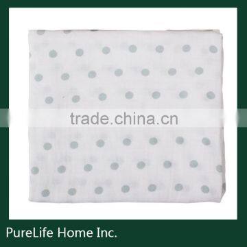 SZPLH Wholesale Fox Background Cotton Fabric Muslin Swaddle Baby Blanket