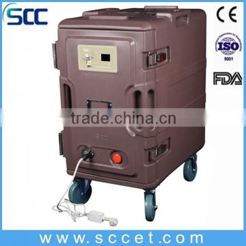 116L Electrical food warmer trolly service in hotel and catering with FDA,CE report