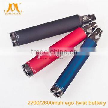 New Product wholesale 2200mah ego battery variable voltage ego twist battery