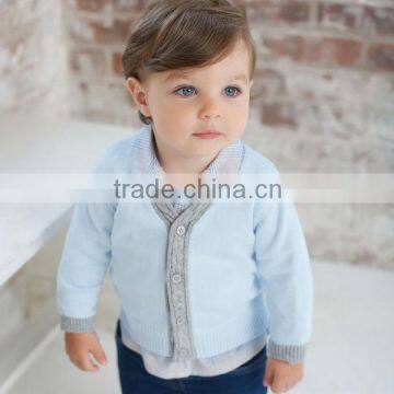 dave bella 2013 spring autum new arrival 100% cotton baby boy tops knitted outwear baby cardigan DB299                        
                                                Quality Choice