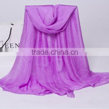 Korean Style pure colour chiffon scarves