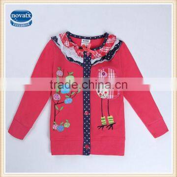 (F5406D) 2-6y Latest design nova garments beautiful ready stock kids girls coats for winter wholesale