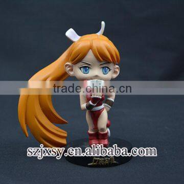 Long Hair Small Resin Figure Collectible Japan Girl Figure
