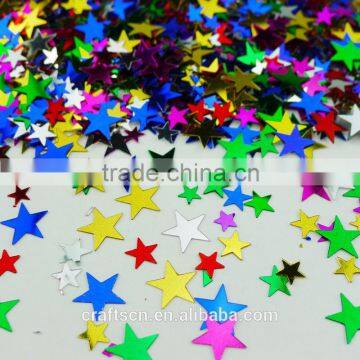 Custom shape foil paper confetti for party