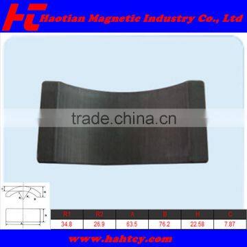 China Motor Arc Segment Magnet Factory