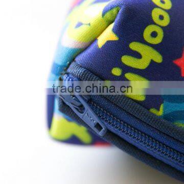 waterproof Neoprene 3 layers pencil case pencil holder pencil bag