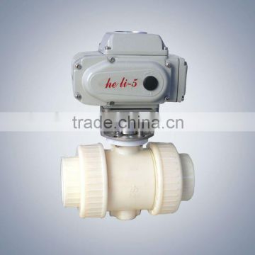 UPVC Electric Ball Valve with actuator