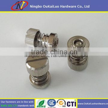 Nickel Plated Slotted Captive Panel Screws