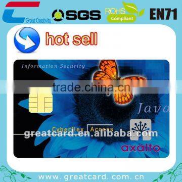 Hot sell PVC contact ic card for information security