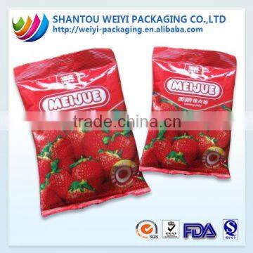 Vacuum sealed plastic food package