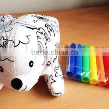 diy vinyl toy/Hot Promotion diy toys/bear painting toy