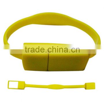 wholesale silicon wristband usb pendrive