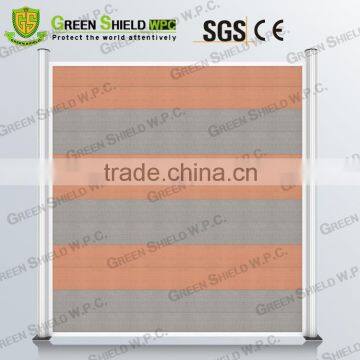 Wood Plastic Fence/Enclosure Wall 1.8m/2.0m/red/black/octagon