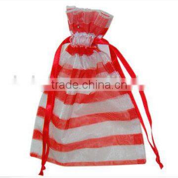 unique fancy organza gift bag with drawstring