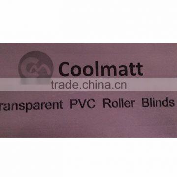 Clear PVC Fabric Roller up Outdoor Blinds