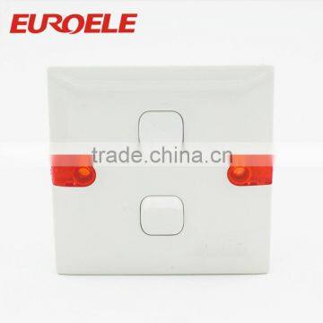 White ABS panel 2 gang 1way 2gang 2 way wall switch