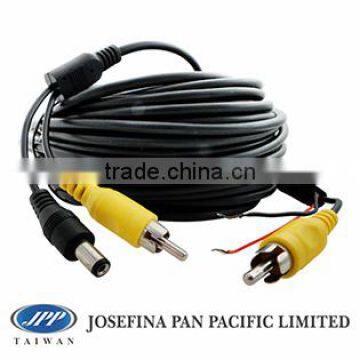 CA-C002, extension car camera cable DC + RCA jack plug