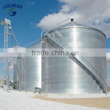 1000t 2000t 3000t Bolted galvanized steel plate silos for wheat