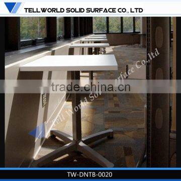 Artificial marble restaurant desk, restaurant tables and chairs