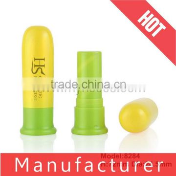 Custom Bright Yellow Green Small Lip Balm Containers With OEM Services