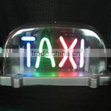 Special design of 12V neon taxi sign ce