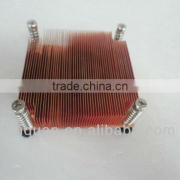 Heatsink, copper skiving heatsink, 1U Sever cpu heatsink