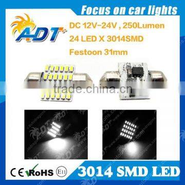 White 24 Led 3014 Smd Festoon Interior Lamp