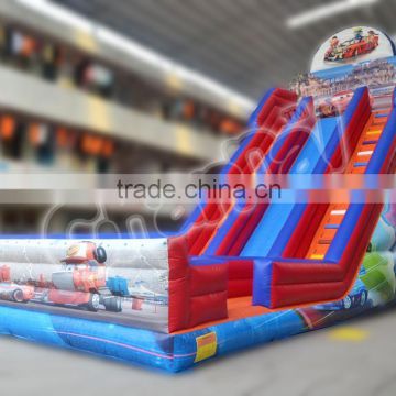 CE Certification Cars carzy giant inflatable dry slide