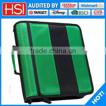 factory supply nylon 3ring zipper binder