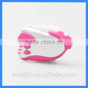 Multifunction Pedometer with LED light,Pedometer with belt clip