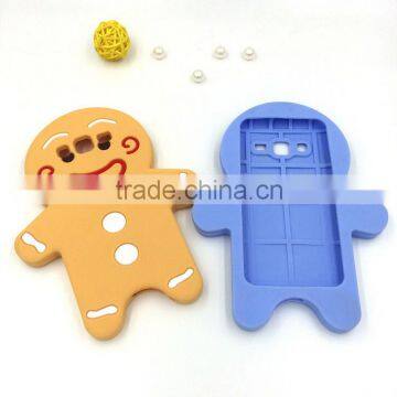 biscuit man silicone phone case for huawei,Gingerbread man silicone phone case for huawei,cartoon silicone phone case for huawei