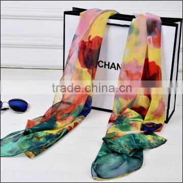 Hot Sale Europe fashion ladies joker pure color super soft infinity scarf From Real Scarf Factory