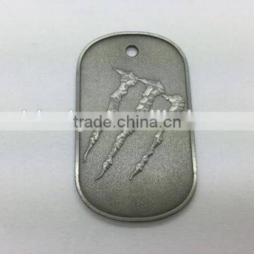 custom antique silver/brass dog tags for sale
