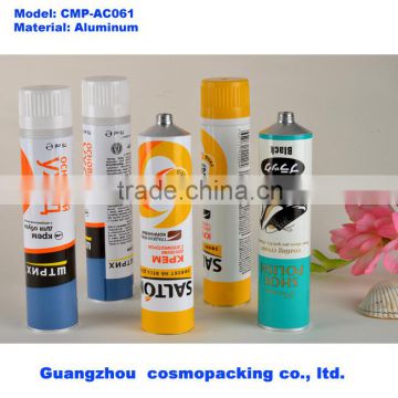 Empty Collapsible Shoes Cream Packaging Tube with sponge applicator