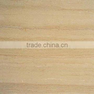 Imported Stone Beige Color Wood Vein Good Quality Serpeggiante Marble Tile