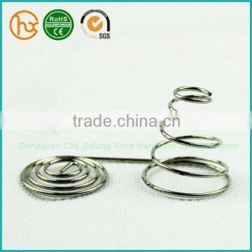 Flat battery spring phosphor bronze