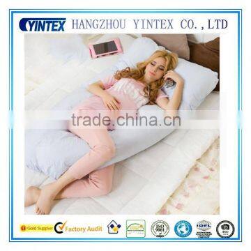 High quality softer polyester big pregnant pillow heated body pillow