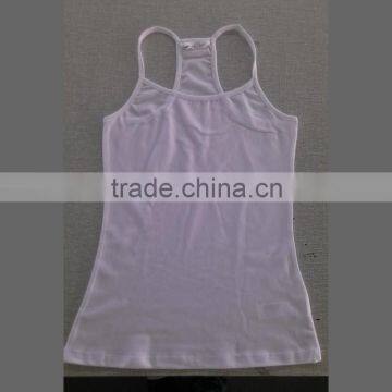 Popular High Quality Lady's Cotton Spandex Sun-top for Summer photo-3