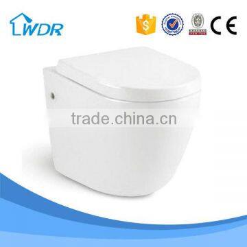 Ceramic wc sanitary ware big roung wall hung toilet