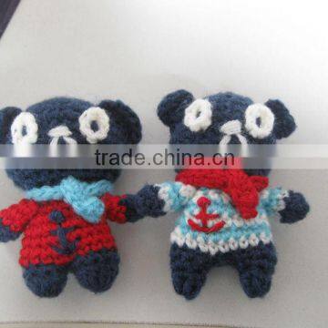 2013 new hand crochet bear gadgets gift ornament