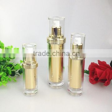 Gold luxurious cosmetic cosmetic bottle or jar