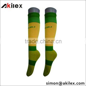 Wholesale cheap soccer socks with OEM service