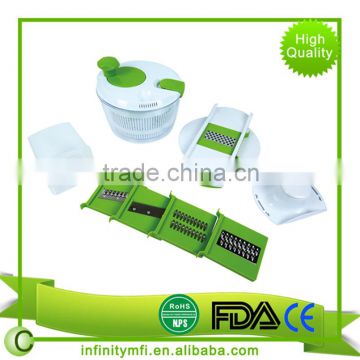 Kitchen Accessories Salad Maker And Salad Spinner Food Processor Set