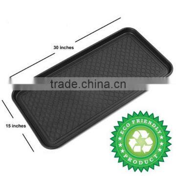 California Home Goods Multi-Purpose Boot Mat & Tray for Indoor and Outdoor Floor Protection, 30" x 15" x 1.2"