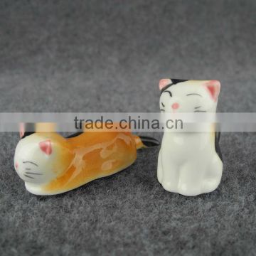 cheap luck cat ceramic chopstick rest